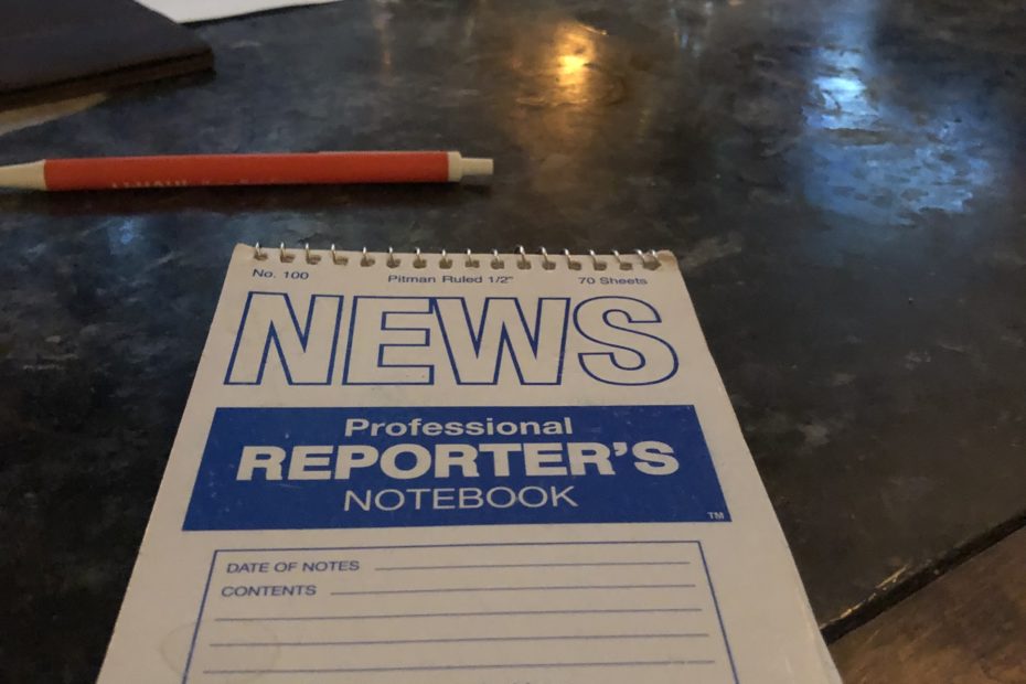 Reporter Notepad Presidio Podcast